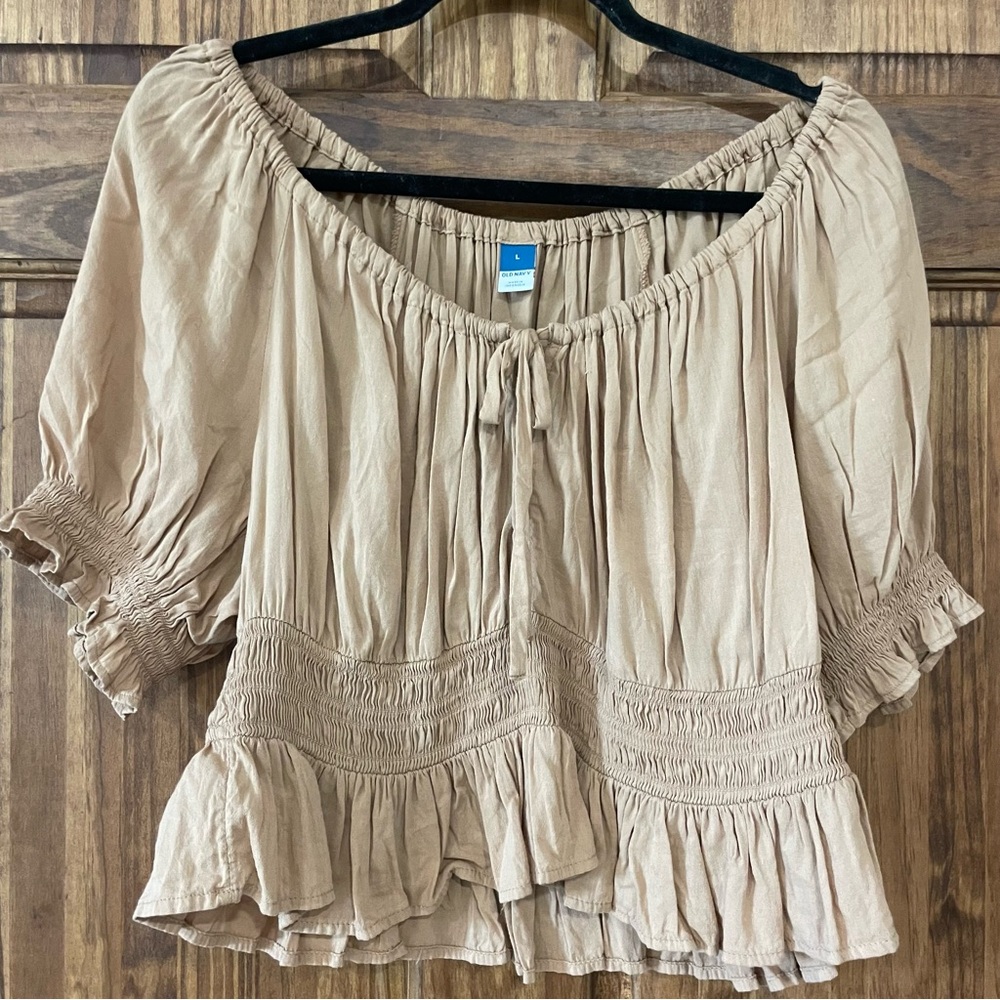 Old Navy Tan Blouse